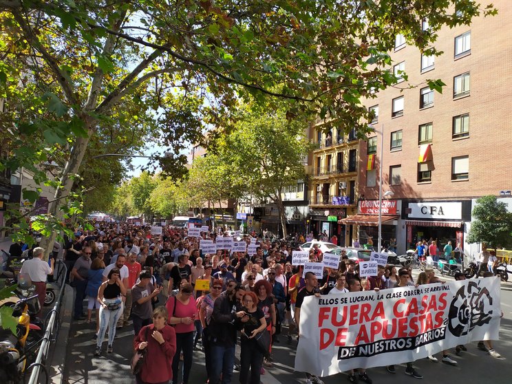 Manifestacion Bravo Murillo Casas de apuestas 2019 Eulixe