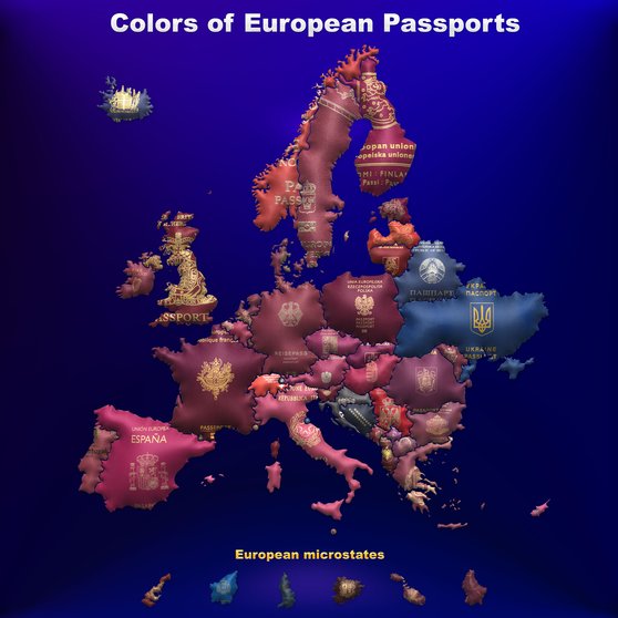 Color pasaportes