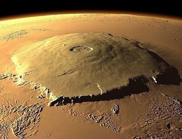 Monte Olimpo en Marte