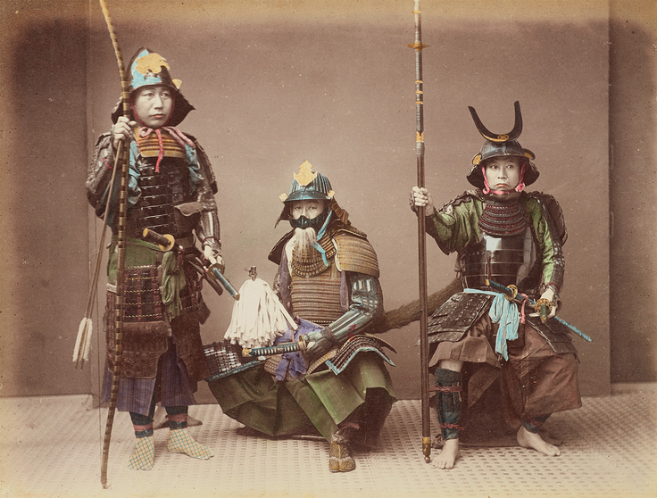 Samurai-in-Armour-by-Kusakabe-Kimbei