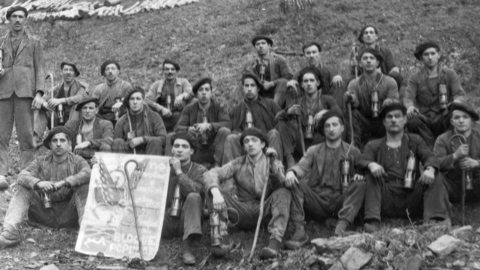 Primera huelga general de mineros asturianos (ARCHIVO HISTÓRICO MINERO)