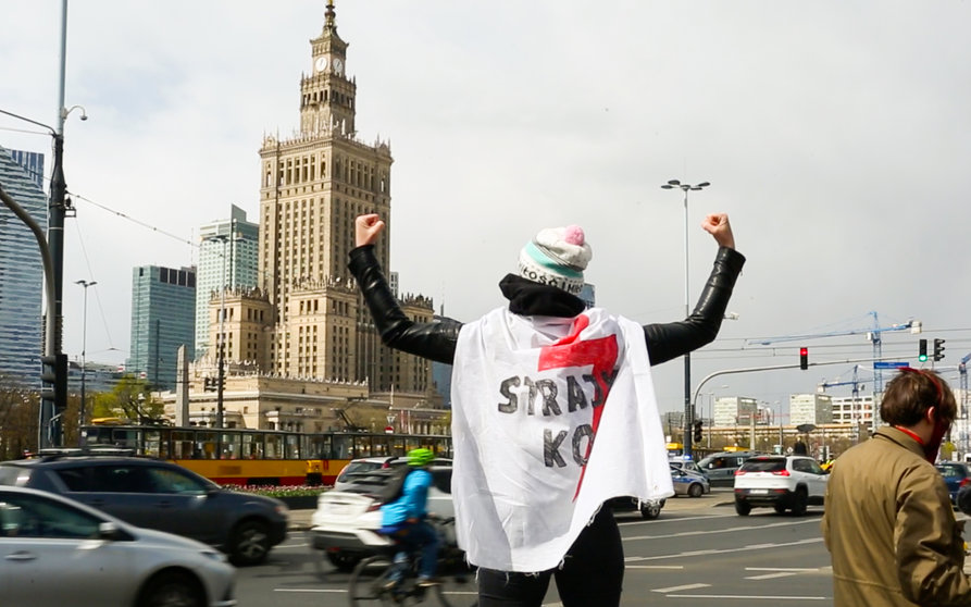 Protestas contra el aborto en Polonia