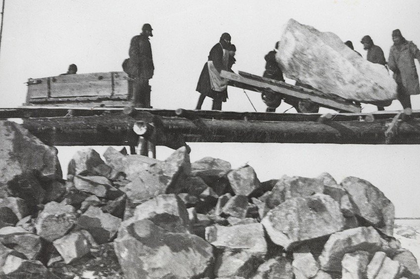 Trabajos de minería en Dalstroy, los años 1940