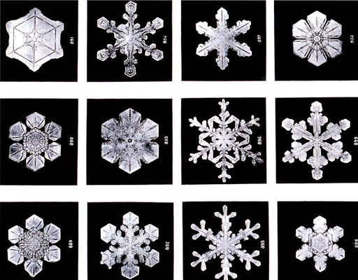 Descubierto el origen de las diferentes formas de los cristales de hielo